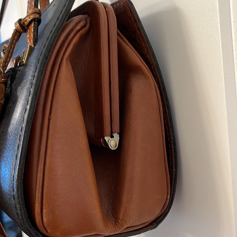 PATRICIA NASH Genuinely Leather Reversible Satchel Handbag - Picture 5 of 14